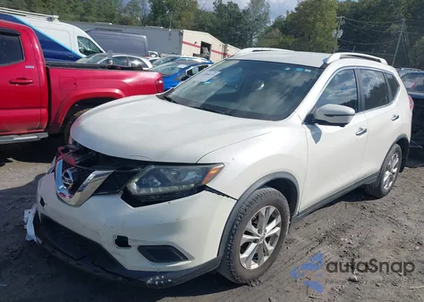 2016 Nissan Rogue Sv из США, поврежденный, VIN JN8AT2MT7GW002299